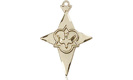 14kt Gold Cross Medal