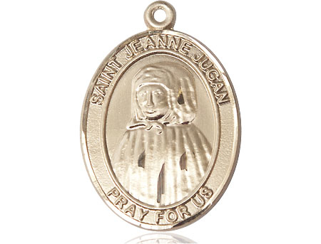 14kt Gold Blessed Jeannie Jugan Medal