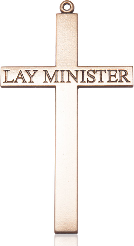 14kt Gold Lay Minister Cross Medal