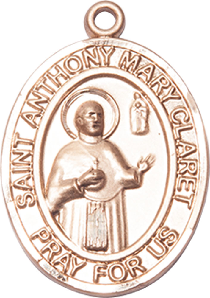 14kt Gold Saint Anthony Mary Claret Medal