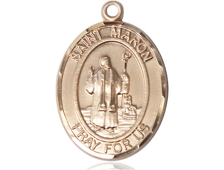 14kt Gold Saint Maron Medal