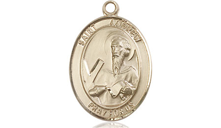 14kt Gold Saint Andrew the Apostle Medal