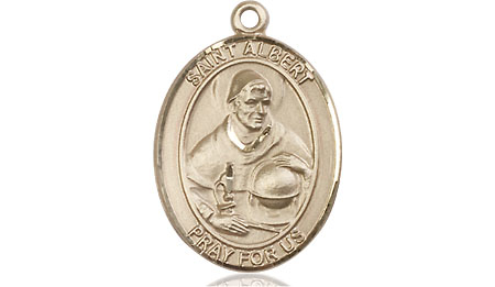 14kt Gold Saint Albert the Great Medal