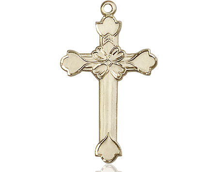 14kt Gold Cross Medal