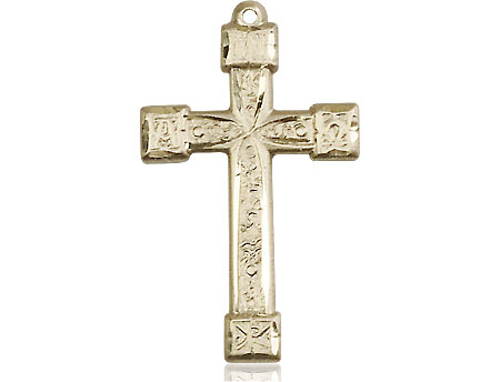 14kt Gold Cross Medal