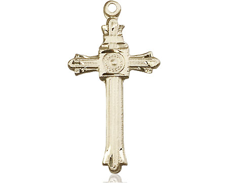 14kt Gold Cross Medal