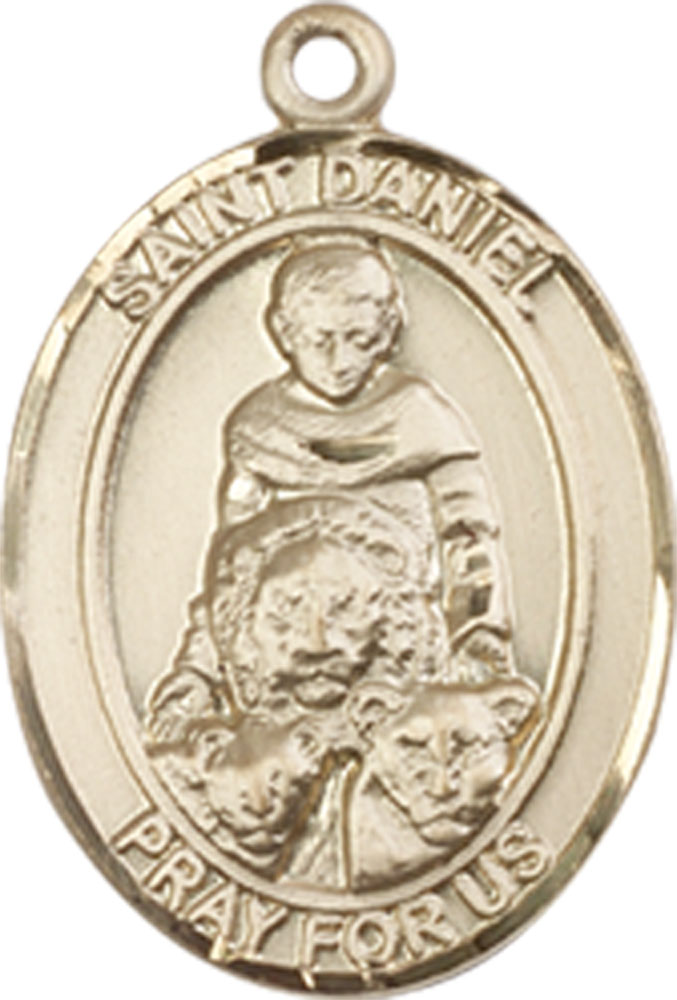 14kt Gold Saint Daniel Medal