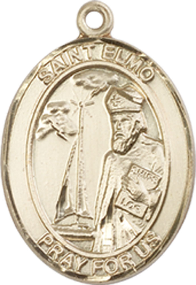 14kt Gold Saint Elmo Medal