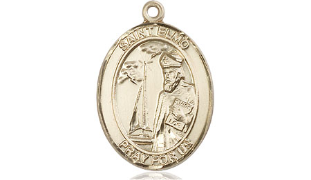 14kt Gold Saint Elmo Medal