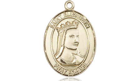 14kt Gold Saint Elizabeth of Hungary Medal