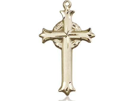 14kt Gold Cross Medal