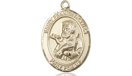 14kt Gold Saint Francis Xavier Medal