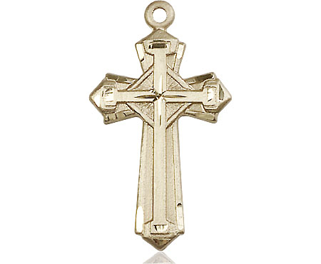 14kt Gold Cross Medal