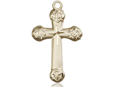 14kt Gold Cross Medal