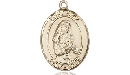 14kt Gold Saint Emily de Vialar Medal
