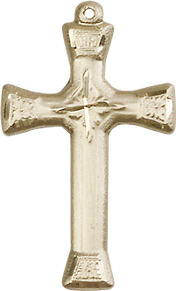 14kt Gold Cross Medal