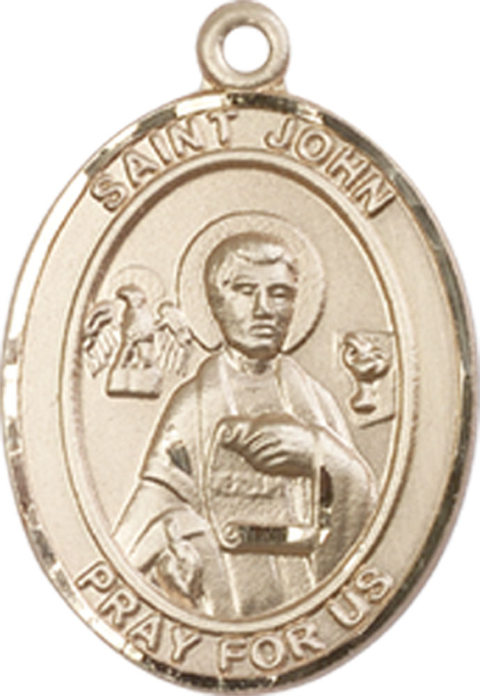 14kt Gold Saint John the Apostle Medal