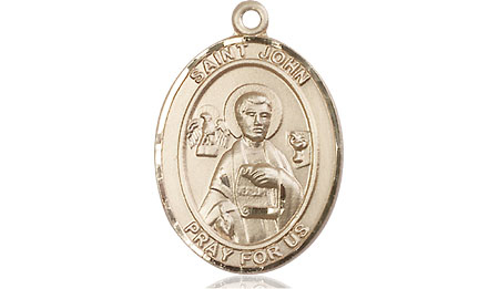 14kt Gold Saint John the Apostle Medal