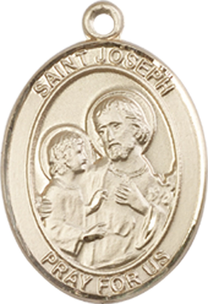 14kt Gold Saint Joseph Medal