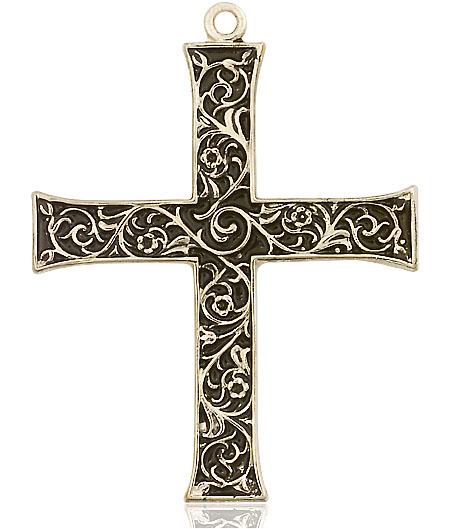 14kt Gold Cross Medal