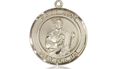 14kt Gold Saint Jude Medal