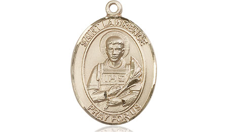 14kt Gold Saint Lawrence Medal