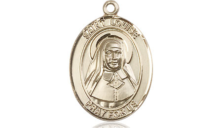 14kt Gold Saint Louise de Marillac Medal