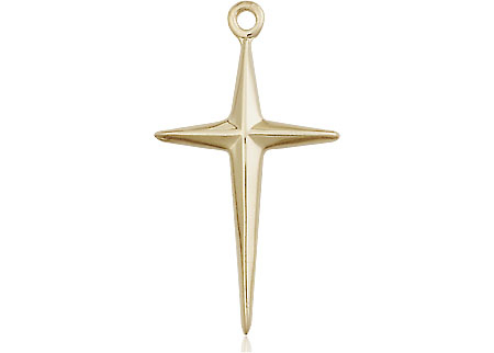 14kt Gold Cross Medal