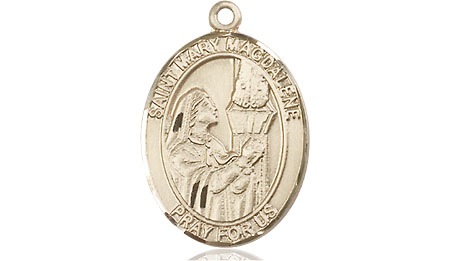 14kt Gold Saint Mary Magdalene Medal