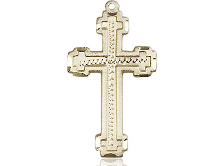 14kt Gold Cross Medal