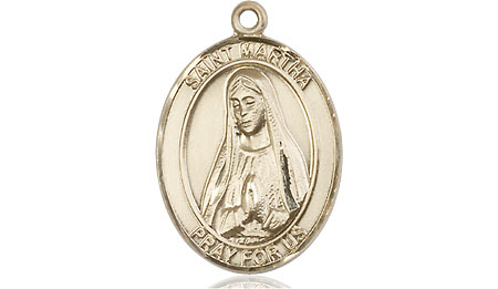 14kt Gold Saint Martha Medal