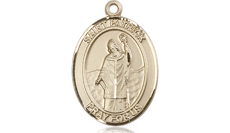 14kt Gold Saint Patrick Medal