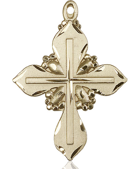 14kt Gold Cross Medal