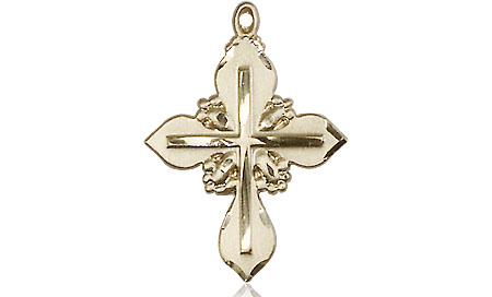 14kt Gold Cross Medal