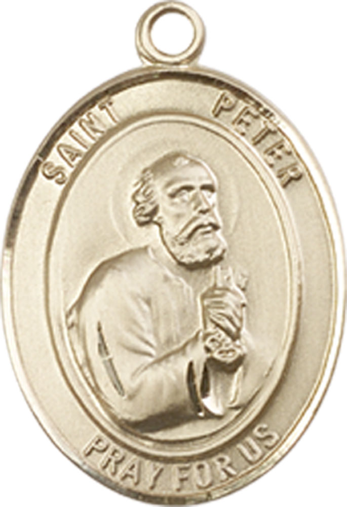 14kt Gold Saint Peter the Apostle Medal