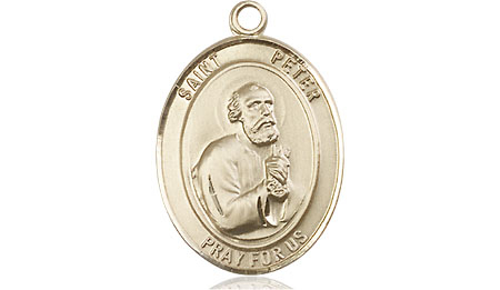 14kt Gold Saint Peter the Apostle Medal