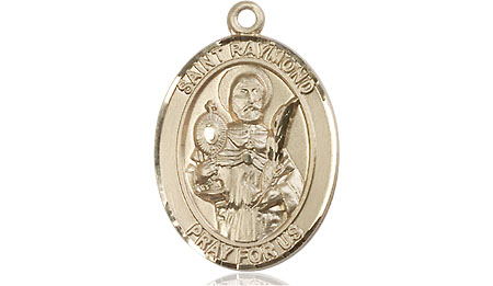 14kt Gold Saint Raymond Nonnatus Medal