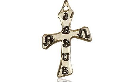 14kt Gold Cross Medal