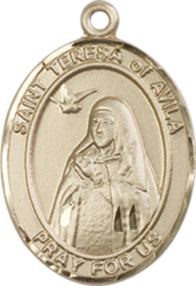 14kt Gold Saint Teresa of Avila Medal