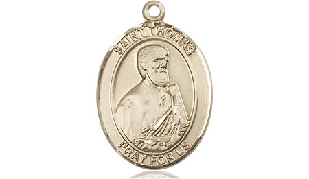 14kt Gold Saint Thomas the Apostle Medal