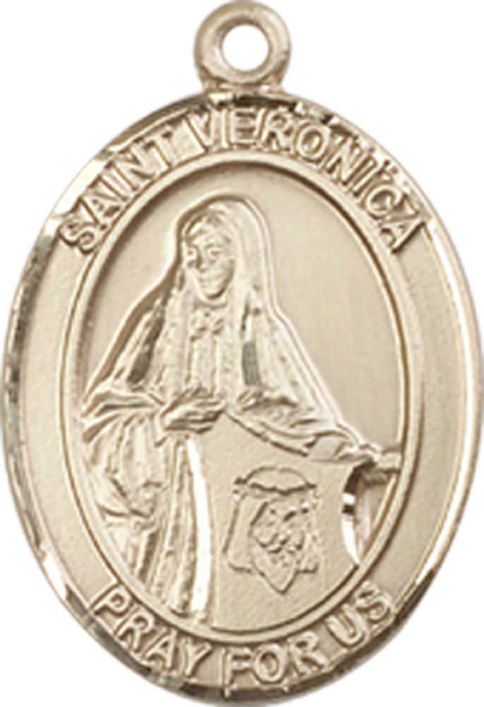 14kt Gold Saint Veronica Medal
