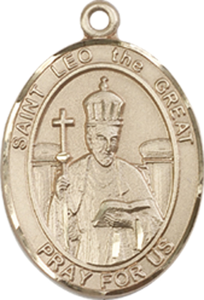 14kt Gold Saint Leo the Great Medal