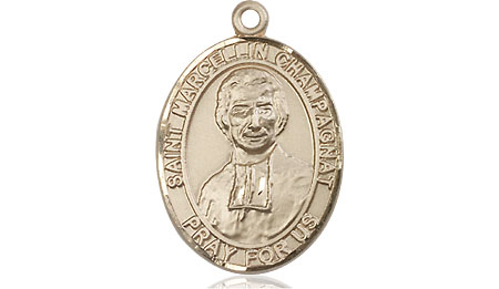 14kt Gold Saint Marcellin Champagnat Medal