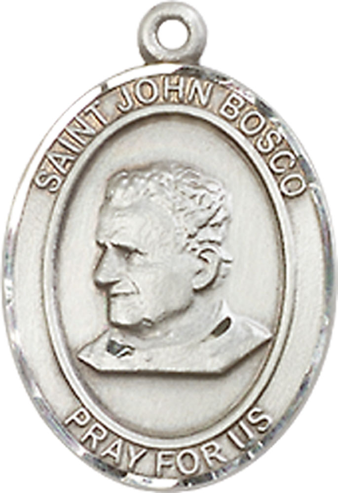 Sterling Silver Saint John Bosco Medal