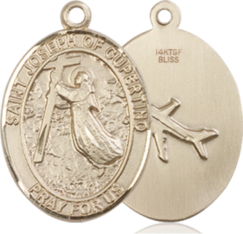 14kt Gold Filled Saint Joseph of Cupertino Medal