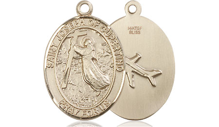 14kt Gold Filled Saint Joseph of Cupertino Medal