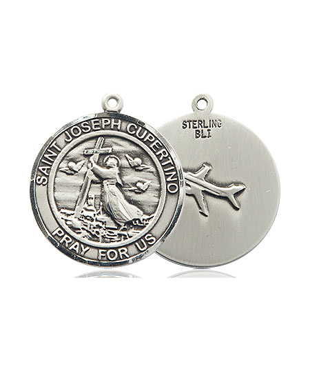 Sterling Silver Saint Joseph of Cupertino Medal