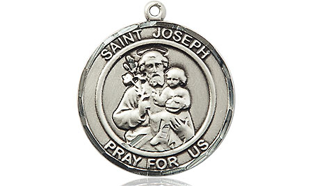 Sterling Silver Saint Joseph Medal