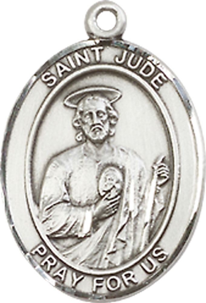 Sterling Silver Saint Jude Medal - With Box