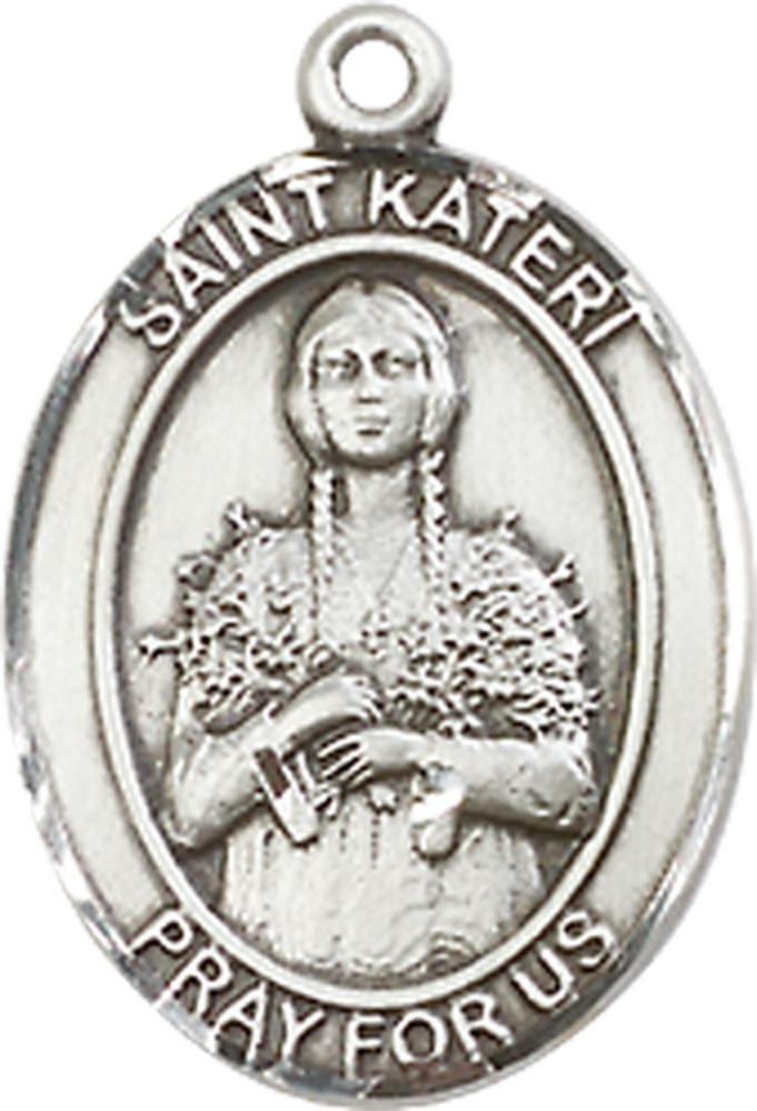 Sterling Silver Saint Kateri Medal